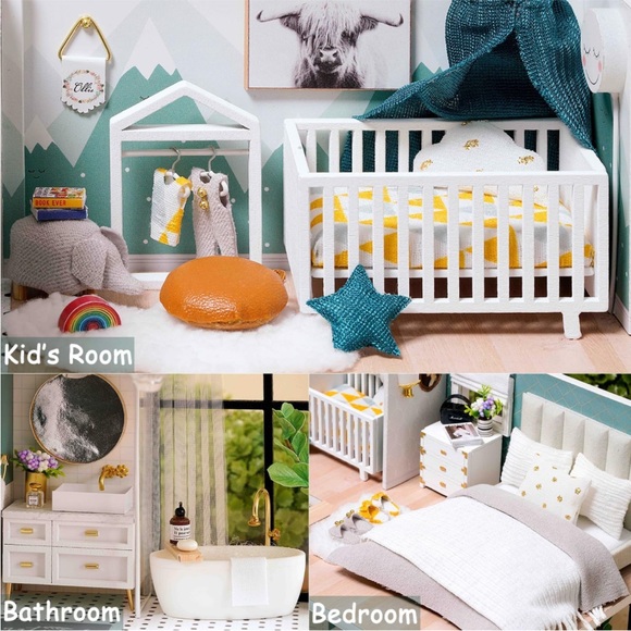 𝙼𝚒𝚗𝚒𝚊𝚝𝚞𝚛𝚎 𝚠𝚘𝚘𝚍𝚎𝚗 𝚍𝚘𝚕𝚕𝚑𝚘𝚞𝚜𝚎 𝚍𝚒𝚘𝚛𝚊𝚖𝚊 - Picture 5 of 6